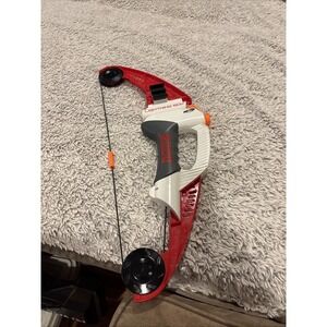 Nerf N-Strike Mega Lightning Bow Kids Unisex OS Red Good Compound Blaster Toy